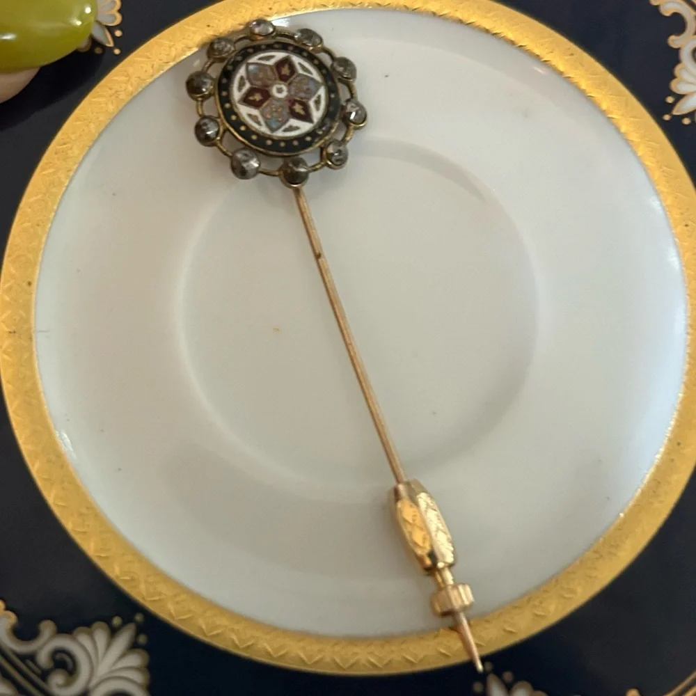 Vintage victorian enamel